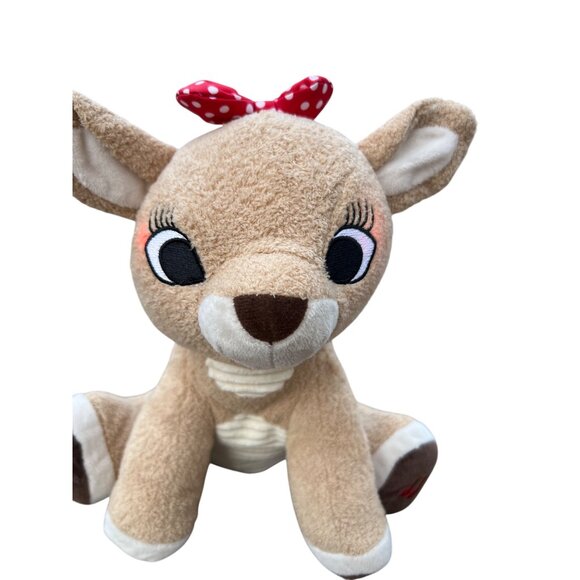 Rudolph Red Nosed Reindeer Clarice Plush Toy Push Foot Sings Song Works Great - Picture 5 of 5